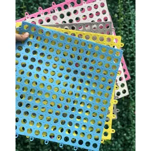 Alas Kandang hewan plastik 30x30x1 | Footrest alas kandang kelinci, marmut, kucing