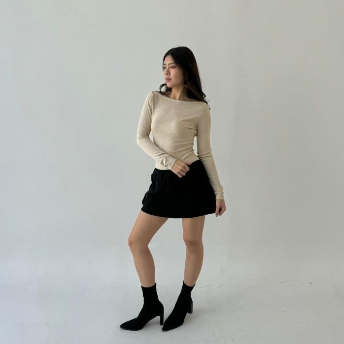 February Top | Atasan Knit Wanita Korean Top Baju Knit Wanita 4