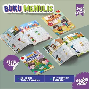 BUKU MENULIS | BUKU MUDAH MENULIS |BUKU BELAJAR PAUD DAN TK | BUKU EDUKASI ANAK | EDUKASI ANAK