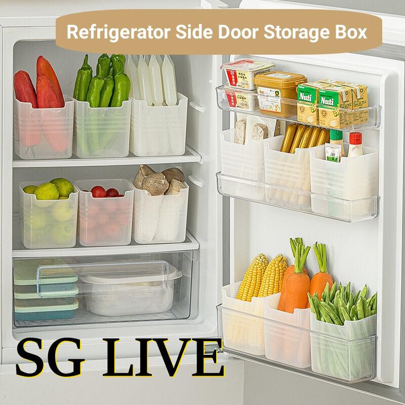 Product Introduction of 🇸🇬【SG stock】5PCSset Fridge organizer tray Fridge door organizer Fridge Storage Box Refrigerator Organizer Refrigerator Storage Box Freezer  Organizer Side Door Kitchen Organizer Tableware tools Food Organizer Multifunction Storage  Kitchen Accessories 17