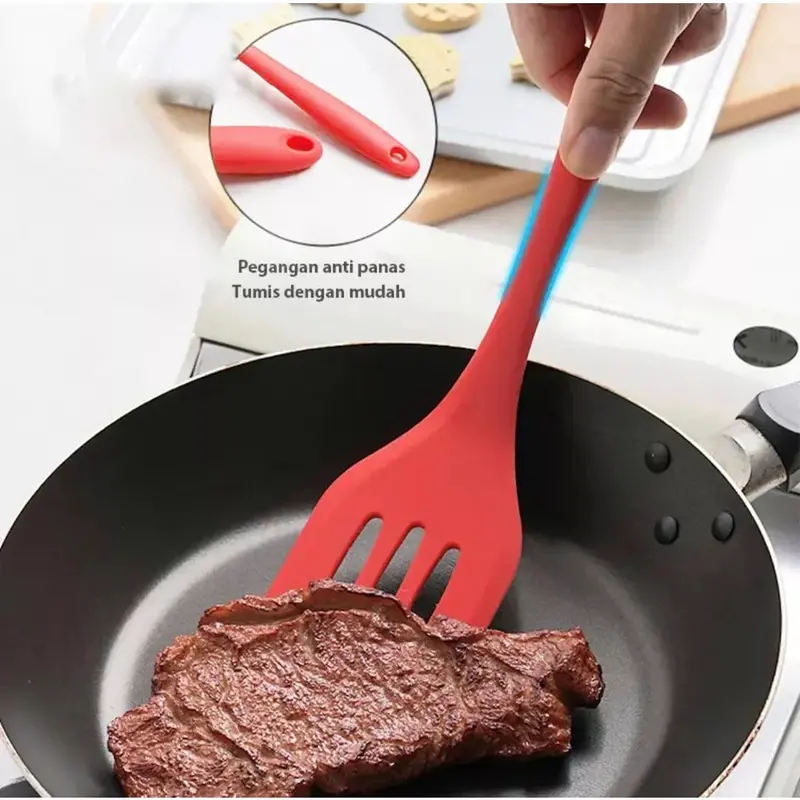 5 PIECE BAKING PROPS SPATULA SILIKON SET 5 IN 1 4