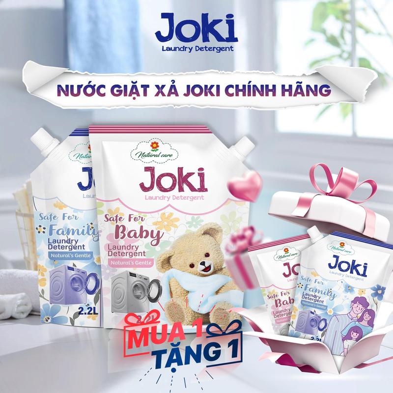 Joki Nước Giặt Xả 4kg4 An Toàn Cho Da Giặt Sạch Mềm Vải Khử Mùi Hiệu Quả Cho Gia Đình