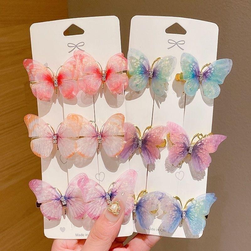 Product Introduction of TD - JEPITAN RAMBUT ANAK SET 6PCS MODEL KUPU KUPU KOREAN STYLE KAWAI/ JEPIT AKSESORIS RAMBUT ANAK BUTTERFLY 7