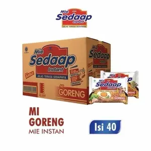 AGEN SKINCARE VIRAL - [ 1 KARTON ] Mie Sedaap Goreng / Mie Goreng Instan 1dus isi 40bungkus