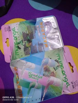 Product Review of Handsfree Headset Earphone Music Angel Macaron Mate Color Hifi Extra Bass from g**0 2