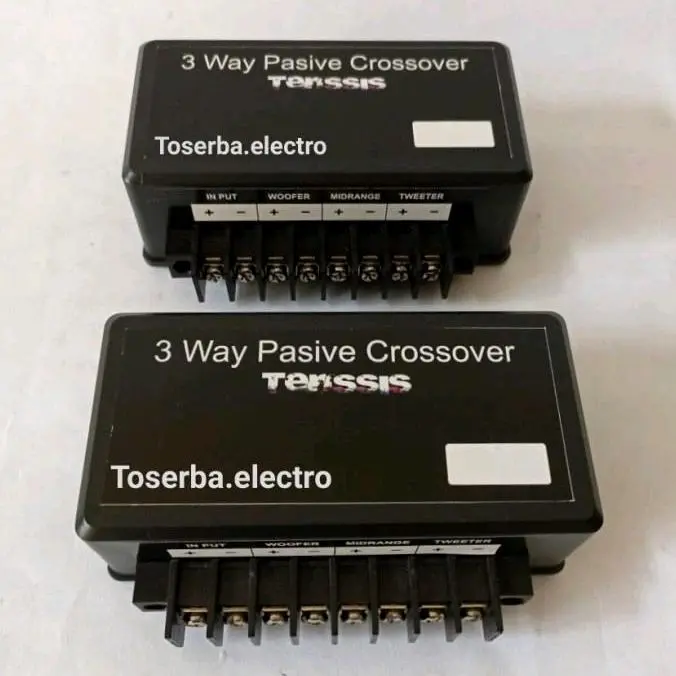Pasive Crossover 3way speaker split Tensis pasif audio mobil