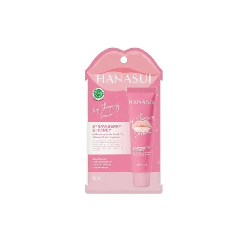 Hanasui Lip Sleeping Serum Strawberry & Honey 5