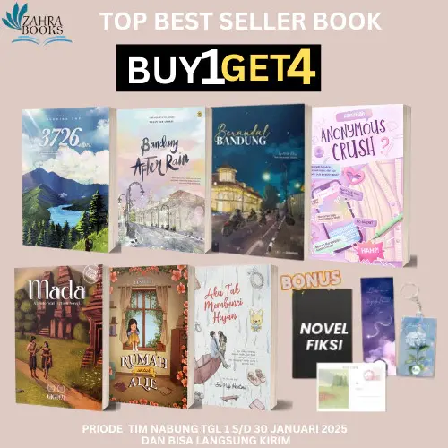 Buku Novel Best Seller Buy 1 Get 4