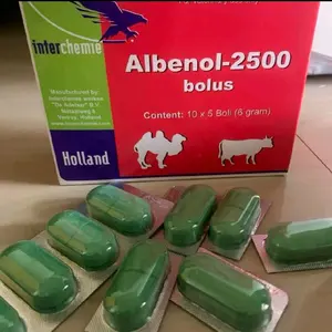 Albenol-2500bolus obat cacing untuk ternak berbentuk tablet (1butir)