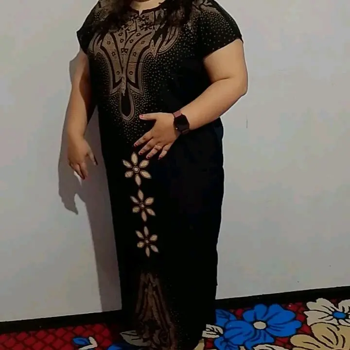 Daster Lowo Viral Busui Matt Rayon Batik Adem Nyaman LD 130 PB 120 - Bumil