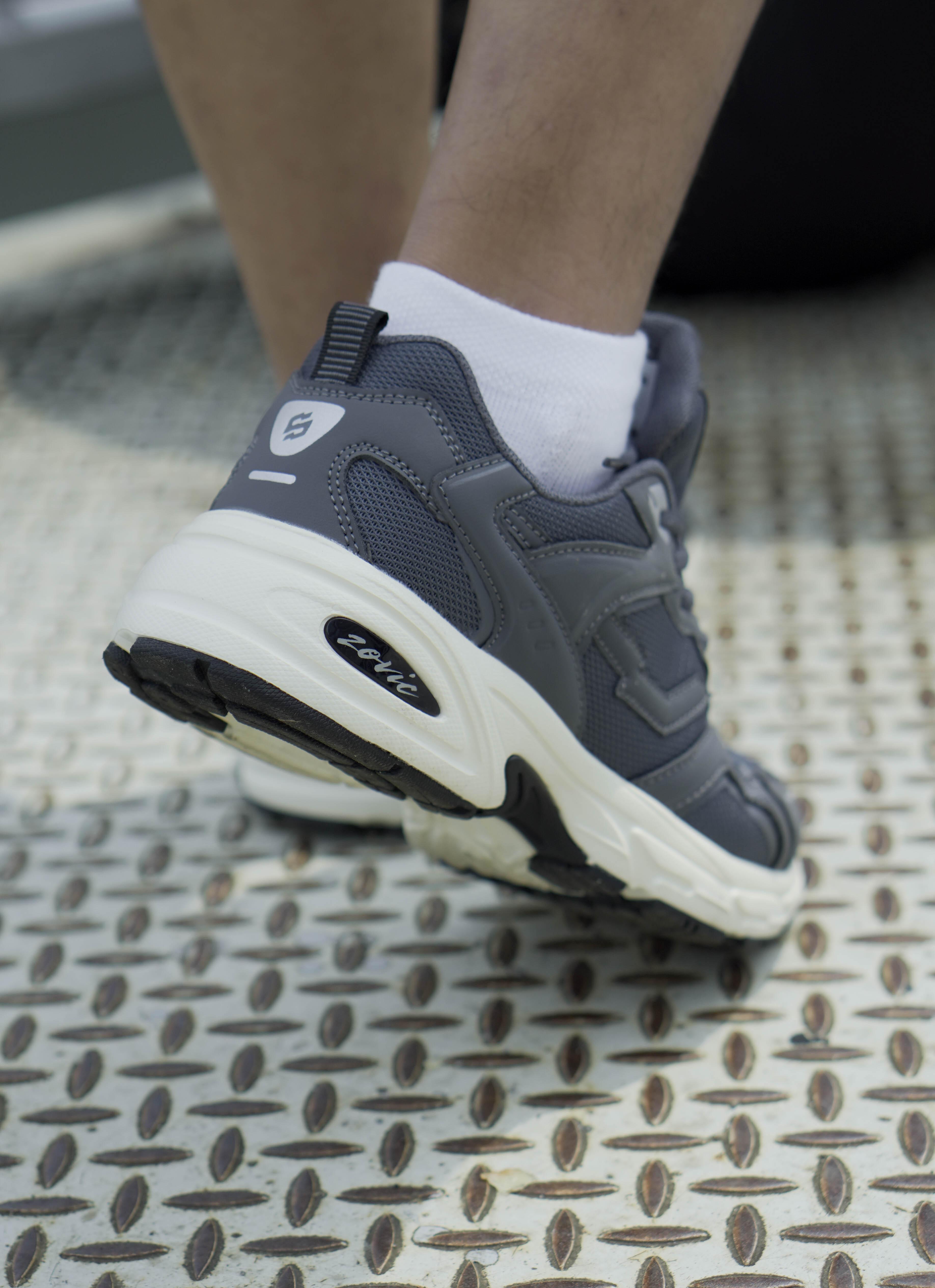 SIDSNEAKS - Sepatu Sneakers Pria - Zovic Steel Grey SIDSNEAKS - Sepatu Sneakers Pria - Zovic Steel Grey