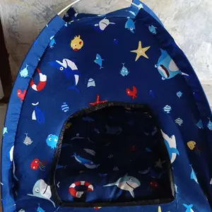 TENDA KUCING DAN ANJING UK 45x45 jumbo motif LUCU free kasur