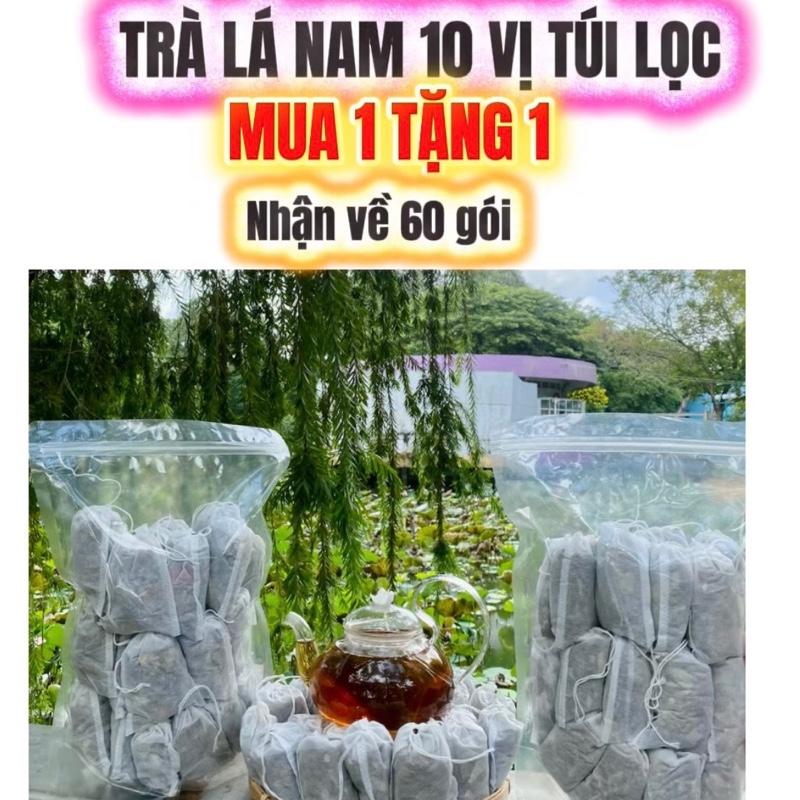 Mua 1 tặng 1 Trà lá nam 10 vị túi có lưới lọc dùng tiện lợi Mua 1 hộp 30 gói tặng 1 hộp 30 gói