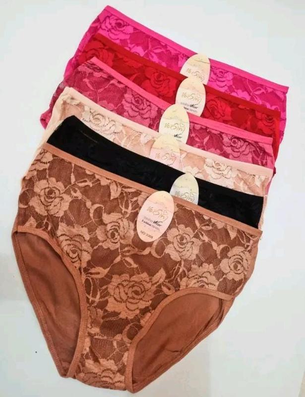 OBRAL MURAH!!! ISI 3PCS,6PCS CD WANITA BRUKAT SEMI TRANSPARAN BAHAN ...