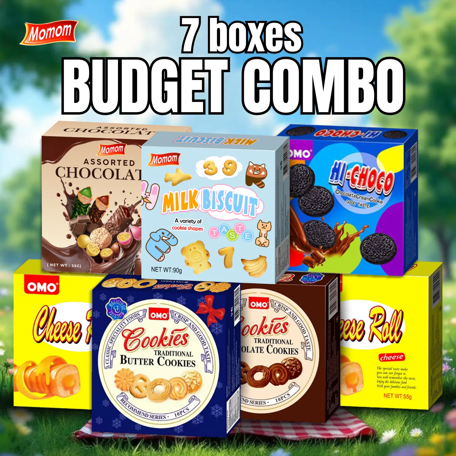 BUDGET COMBO 14 & 7 Boxes | Chocolate Candies, Cookies, Milky Biscuit, Wafer Snack Pack Variety Box Party Treats