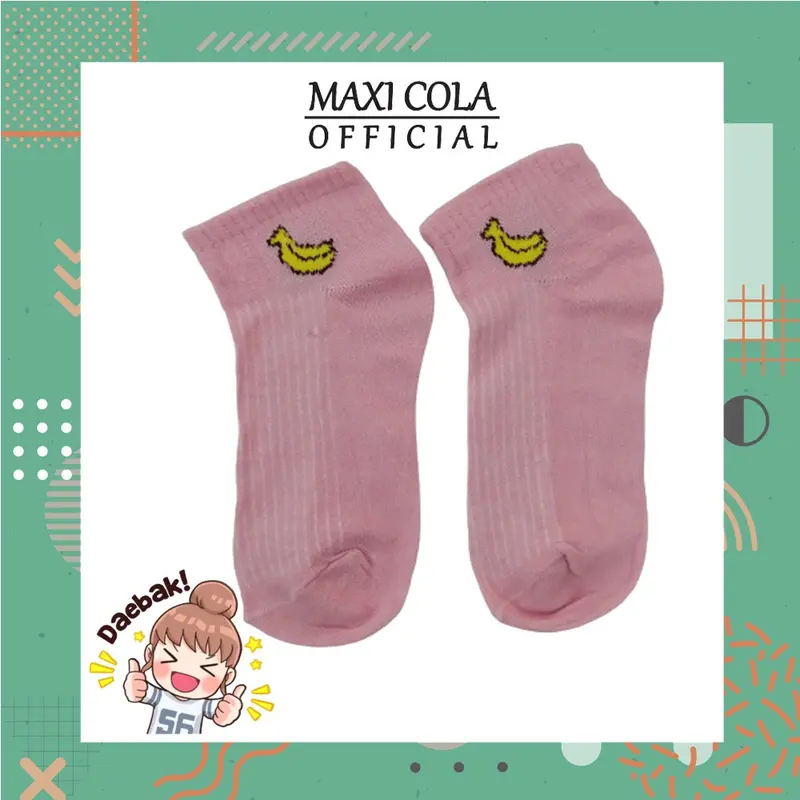 Kaos Kaki KS23 Kaos Kaki Motif Karakter Buah Kaoskaki Import Murah 3