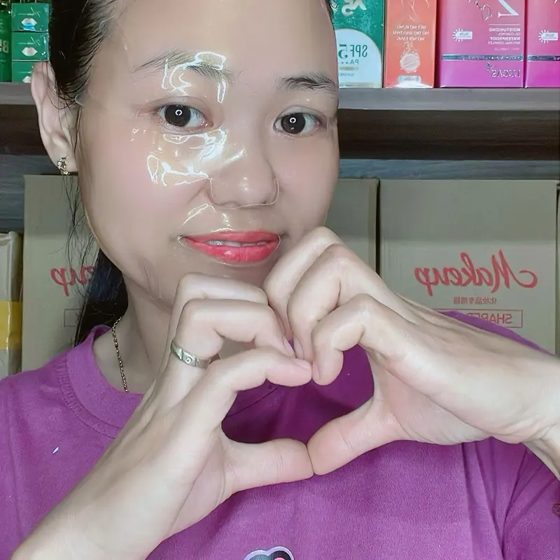 Combo 50 miếng mặt nạ thạch thủy tinh Collagen (cứ 20m tặng thêm 1m, 50m tặng 3m) Dưỡng Ẩm Da