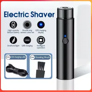 Alat Cukur Elektrik Portable Mini Cukur Kumis Jenggot Bulu ketiak