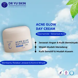 Dr Yu Skin Acne Glow Day Cream 10g – Cerahkan & Tenangkan Kulit Berjerawat Sejak Pagi | BPOM & Halal