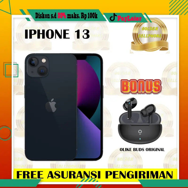 (EXCLUSIVE WENNY WIJAYA) APPLE IPHONE 13 256GB & 128GB GARANSI RESMI 0