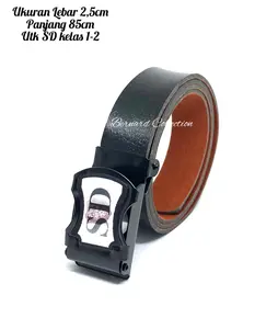 Sabuk Sekolah Ikat Pinggang Sekolahan Ban Pinggang Sekolah Tanpa Lubang Bahan Sintetis Brudu Anak Sd Fashion