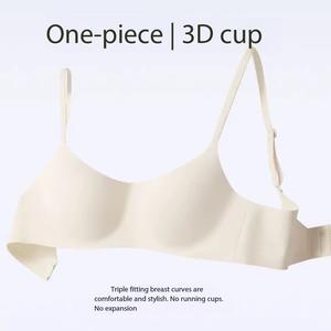 Áo Ngực Một Mảnh Không Đường May, Cúp Mỏng, Dành Cho Nữ, Nâng Ngực, Không Dây, Chống Chảy Xệ, Thoáng Khí