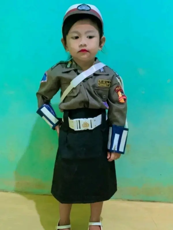 Baju POLISI ANAK Lengkap Atribut sesuai foto LANGSUNG DARI PANDARRODUSEN ASA AYOSO UMKM PUNYA ST Fashion Aksesoris 3
