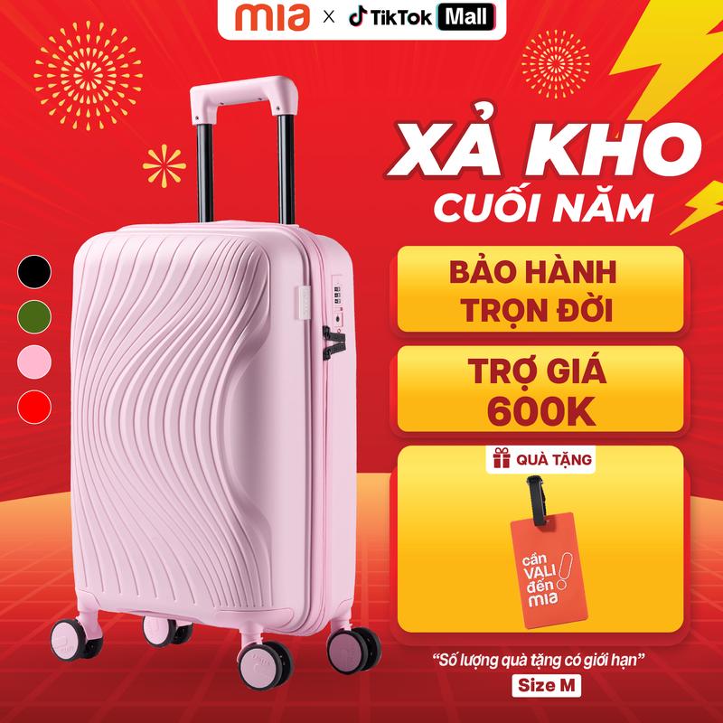 ĐỒNG GIÁ Vali du lịch Larita Lena size M - ký gửi 20kg-25kg Thân nhựa PP hạn chế bể vỡ tốt bất chấp mọi va đập khoá số TSA chuẩn quốc tế BẢO HÀNH MIỄN PHÍ TRỌN ĐỜI
