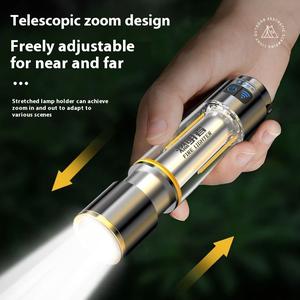 ไฟฉายแสงจ้า มัลติฟังก์ชั่น ใช้กลางแจ้งและฉุกเฉิน อายุการใช้งานแบตเตอรี่ยาวนาน แท่งเรืองแสงฉุกเฉิน ชาร์จใหม่ได้ เหมาะสำหรับทำงาน