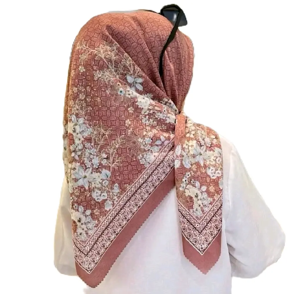 HIJAB MOTIF SEGI EMPAT JILBAB VOAL PREMIUM KERUDUNG SQUARE Muslim Mewah Nyaman 2025