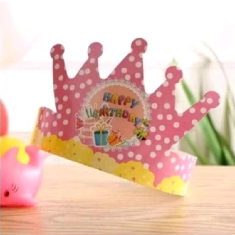 Topi Mahkota Ulang Tahun Anak-Anak - 1 Pcs - Aksesoris 5
