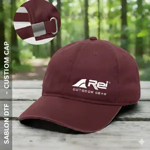 REI Adventure Putih Topi Baseball Pria Caps Polo Distro Adventure Outdoor Sablon Hitam Bahan Raffel Desain Sederhana Untuk Aktivitas Sehari-hari Logo REI OUTDOOR GEAR