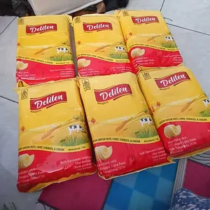1kg butter margarin delilen ASLI NO KW , rasa dan aroma seperti wisman campuran cake baking roti cookies dan cream Bahan Makanan