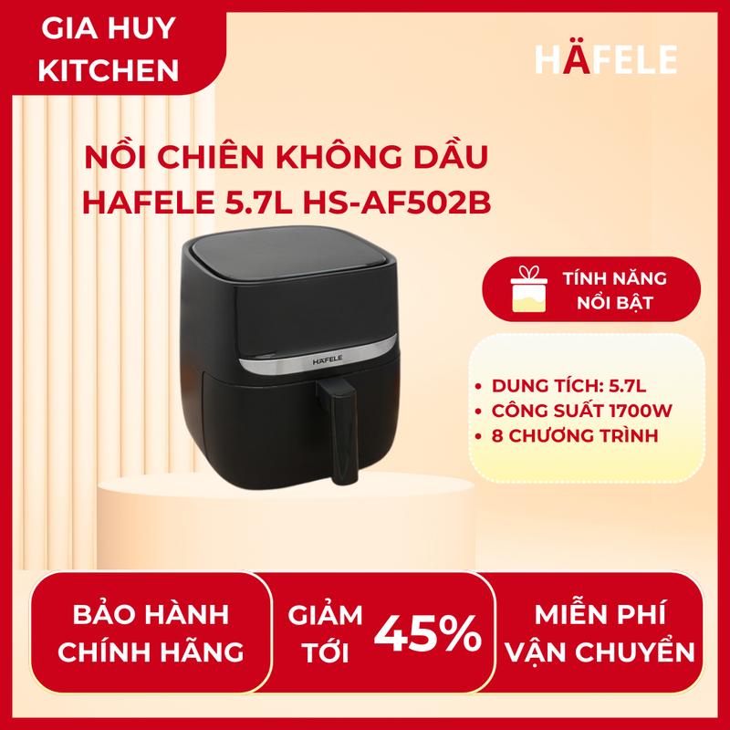 Nồi chiên không dầu Hafele HS-AF502B – 5,7L, Rapid Air, điều khiển cảm ứng 535.43.713