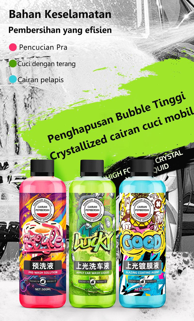 Sabun Cuci Touchless 500ml - Foam Tebal, Tanpa Gosok, Untuk Mobil & Motor