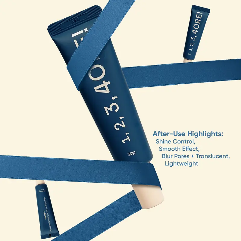 GAMAL | 1,2,3,4ORE! Mattifying Pore Primer | 30gr | Menyamarkan Pori-Pori dan Menahan Minyak Wajah | Poreless & Oil Control 8