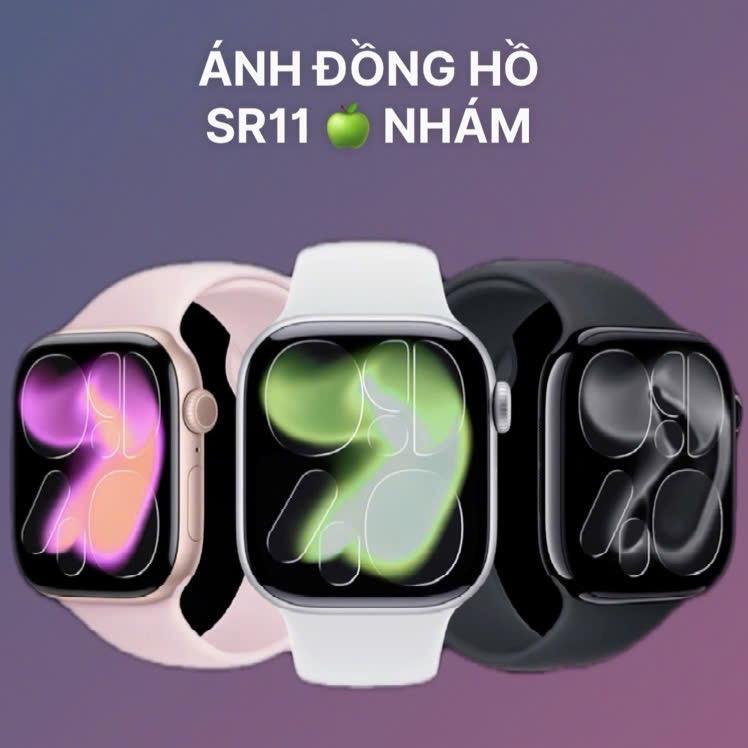   SR11 PUNKI TA’O Mới 2026    Size 38-41 Đồng Hồ Thông NFC Cuộc Gọi BT Chống Nước Sạc Không Dây chức năng dùng cử chỉ thay hình nền bộ nhớ 4GB  tải ảnh tải nhạc 