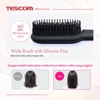 Gambar Tescom Ionic Smooth Hot Brush / Sisir Panas Pelurus Rambut TB550ID dari Tescom Indonesia Kota Bekasi 4 Tokopedia