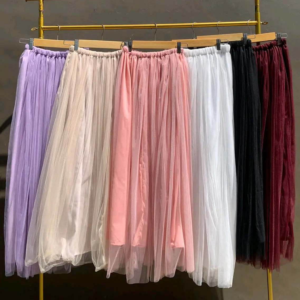 Rok Tutu tile layer anti terawang Wanita Dewasa Cewek Putih