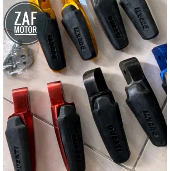 Postep barstep Footstep pijakan kaki belakang Ducati model warna Motor Karet Kendaraan 1