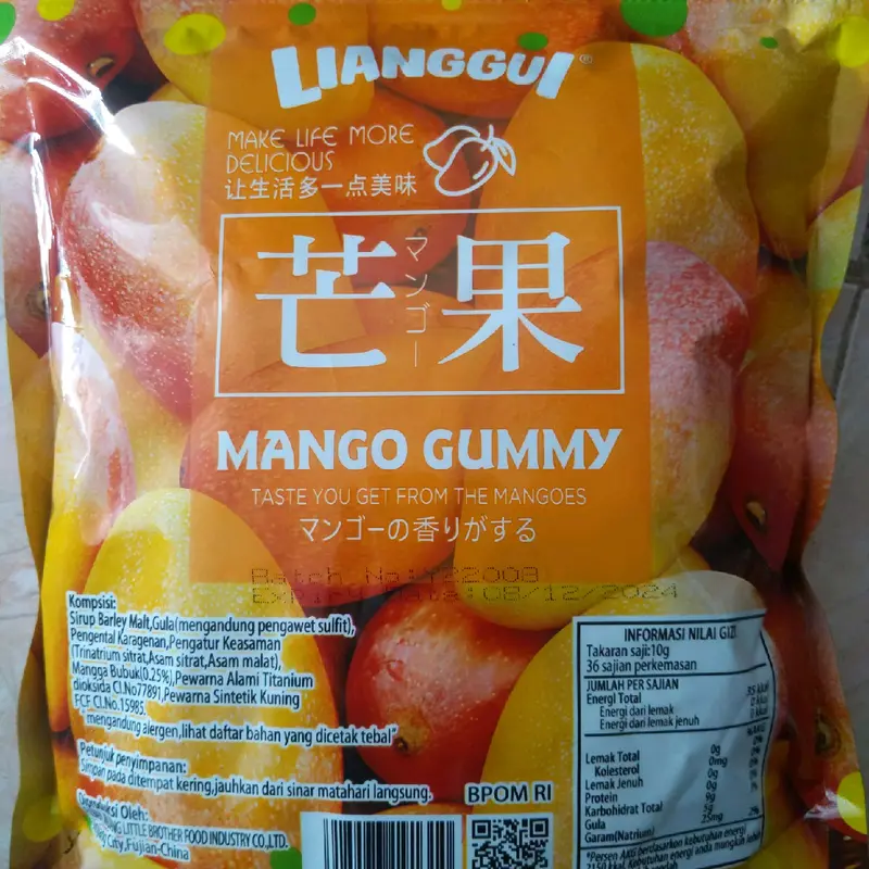 LIANGGUI MANGO GUMMY TASTE YOU GET FROM THE MANGOS 4