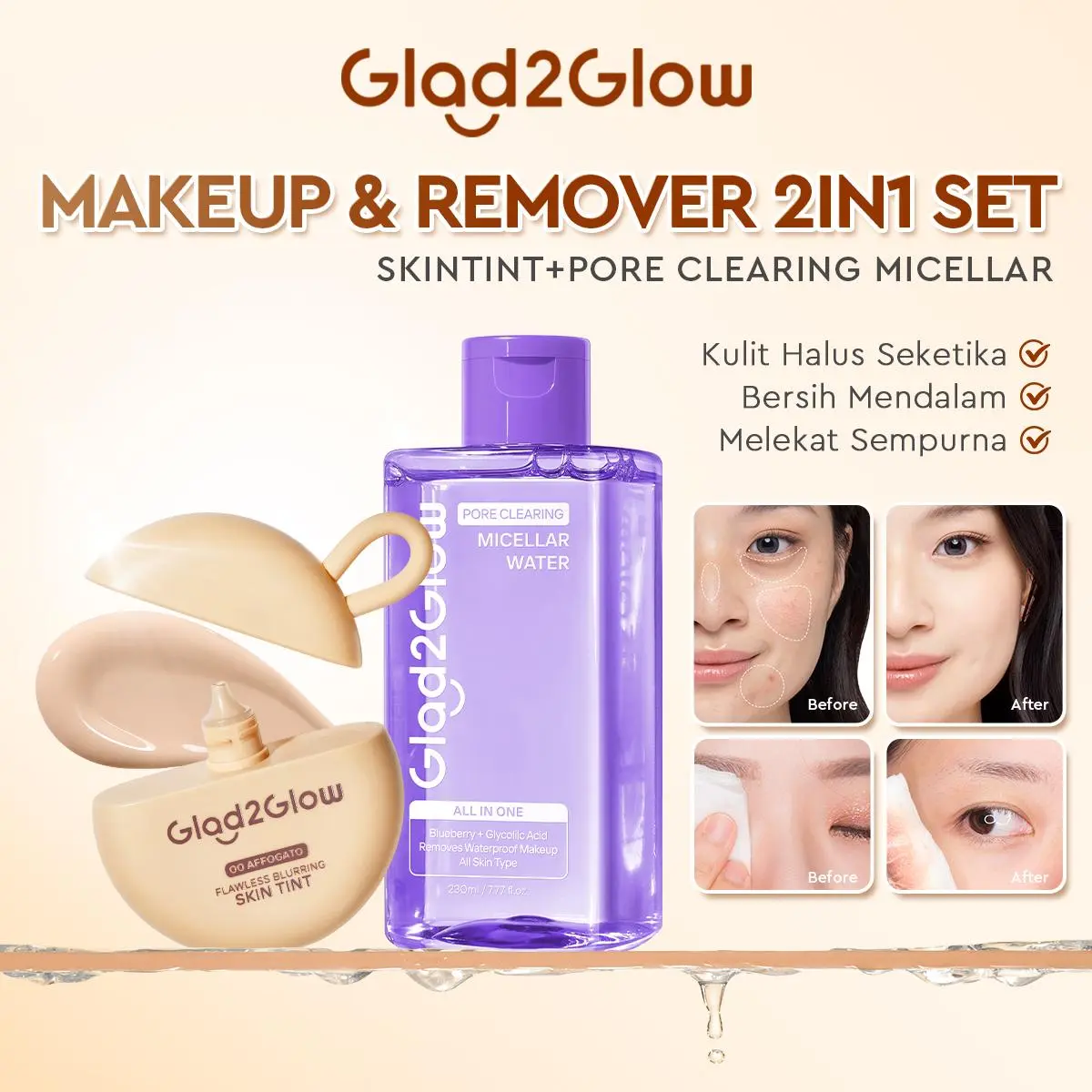 Skintint 02+ Pore Clearing Micellar