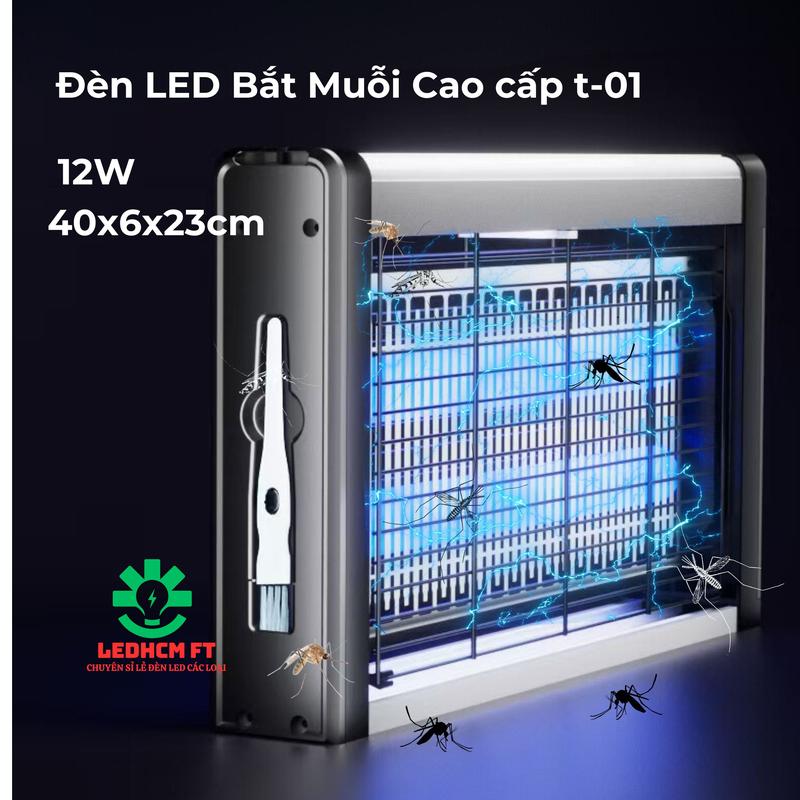 Đèn LED thu hút Muỗi Kill Pest T-01 - Công Suất 4W 6w 8w 10w 12w, Đèn bắt muỗi hiệu quả 4