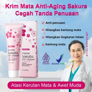 【COD Eye Cream Penelitian Khusus dari Jepang】KORMESIC Eye Cream Sakura Jepang Anti Penuaan - Menghilangkan Lingkaran Hitam, Kerutan dan Bengkak, Mengencangkan Kulit, Menghidrasi dan Merawat Area Mata, Perawatan Mata Alami Ekstrak Sakura