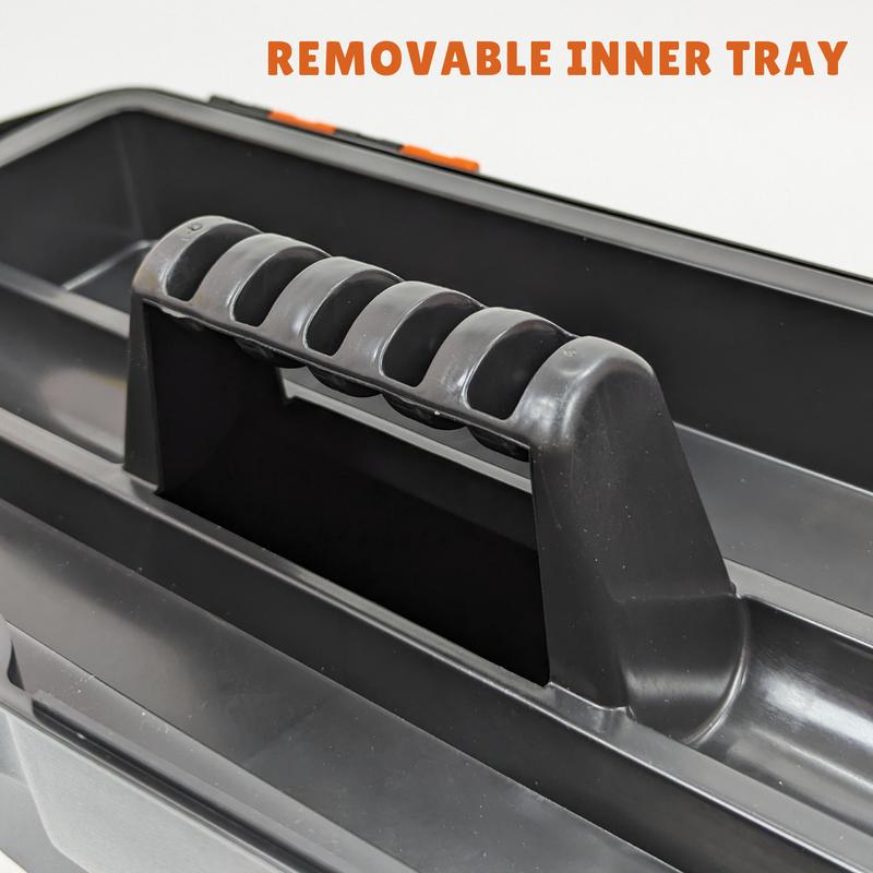 ONS 13 Inch Tool Box with Removable Tool Tray for Classified Storage 2