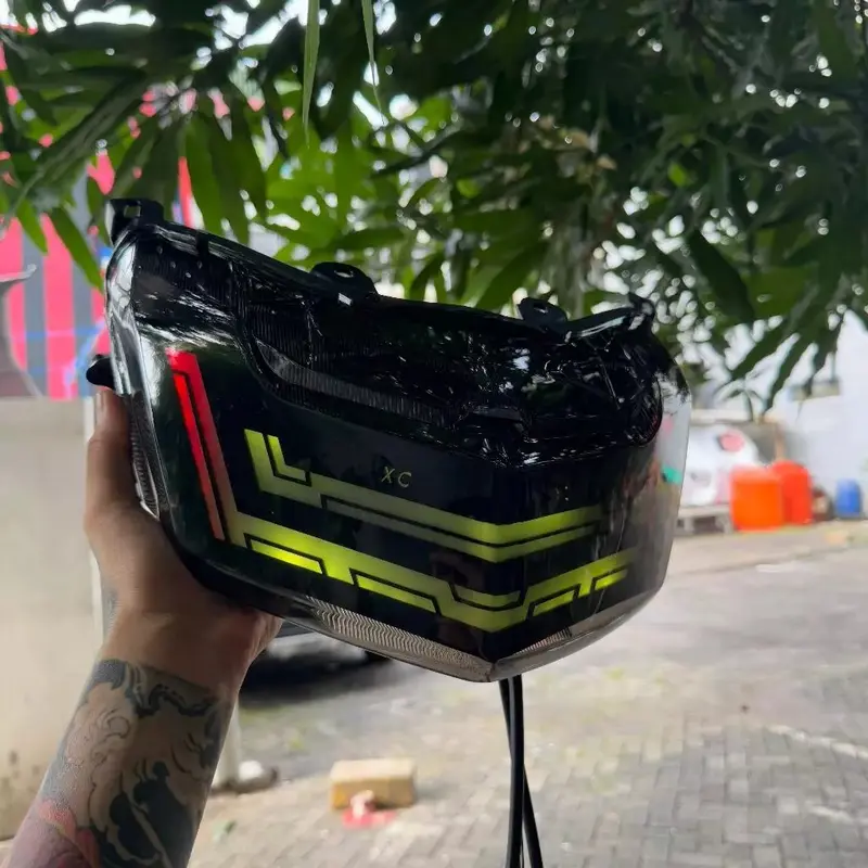 Lampu Stop Nmax  Old Lazy Rgb+App Stoplamp Nmax 2015-2019 Old Lazy Rgb Plus App Lampu Belakang Nmax Lama Lazy 4