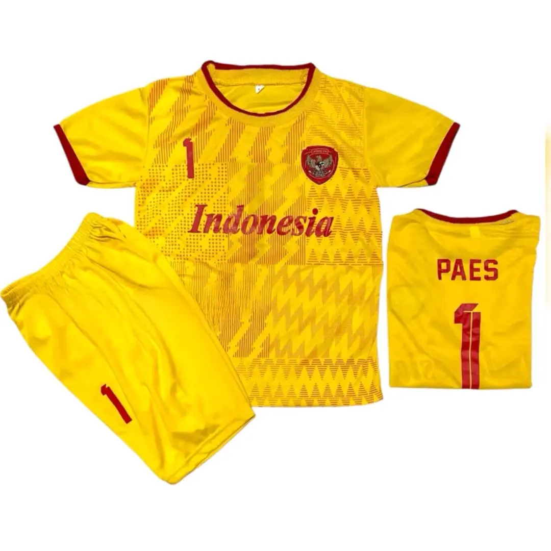 FZ/JERSEY BAJU BOLA ANAK KIPER TIMNAS INDONESIA TERBARU/STELAN BAJU BOLA ANAK TIMNAS INDONESIA MAARTEN PAES TERMURAH