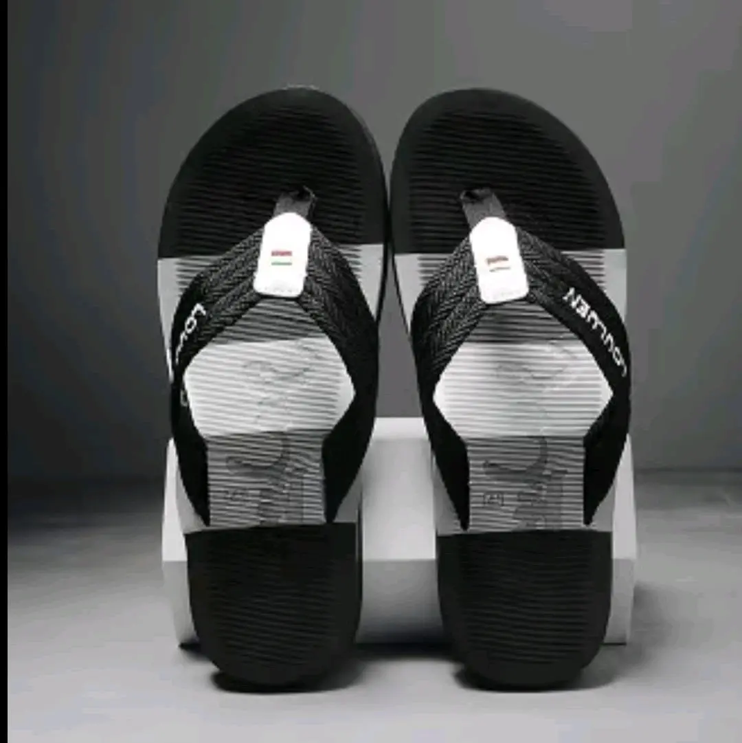 Sendal jepit webing distro pria motif loulen empuk dan ringan