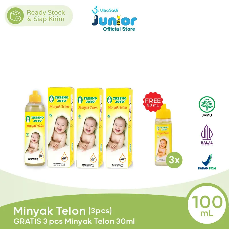TRESNO JOYO MINYAK TELON - 100 ML BONUS 30 ML