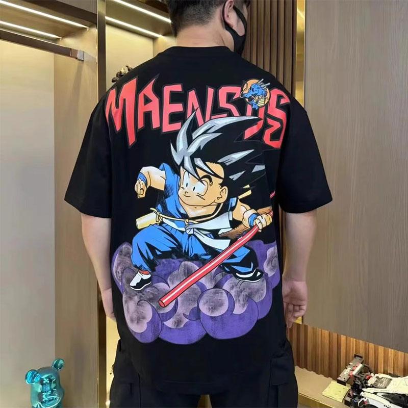 Fashion Dragon Ball Anime Character T-shirt Short Sleeve Wukong Cartoon Trendy T-shirt Clothing Casual Cosplay 7